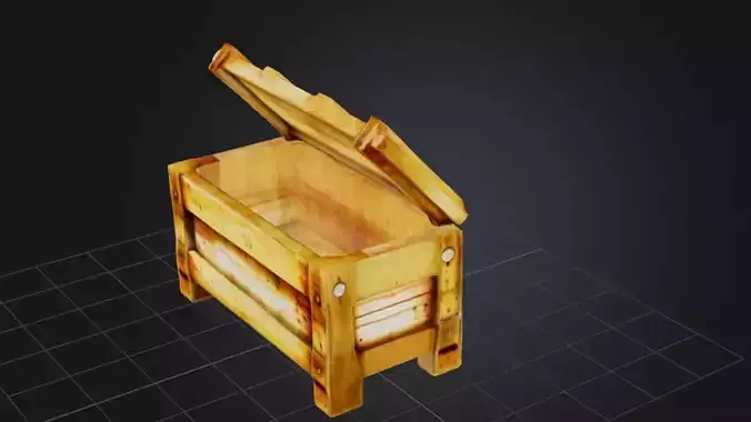Wooden Crate Model
