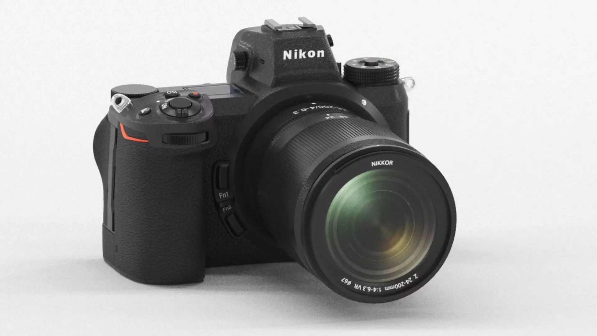 Nikon Z 6II Full Frame Hybrid Digital Camera Low-poly 3D model