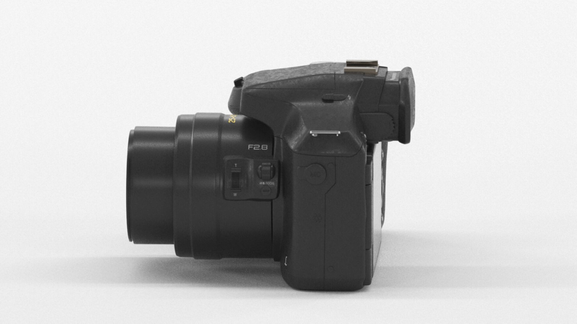 Panasonic Lumix DMC-FZ300EGK Premium Bridge Camera Low-poly 3D model_6