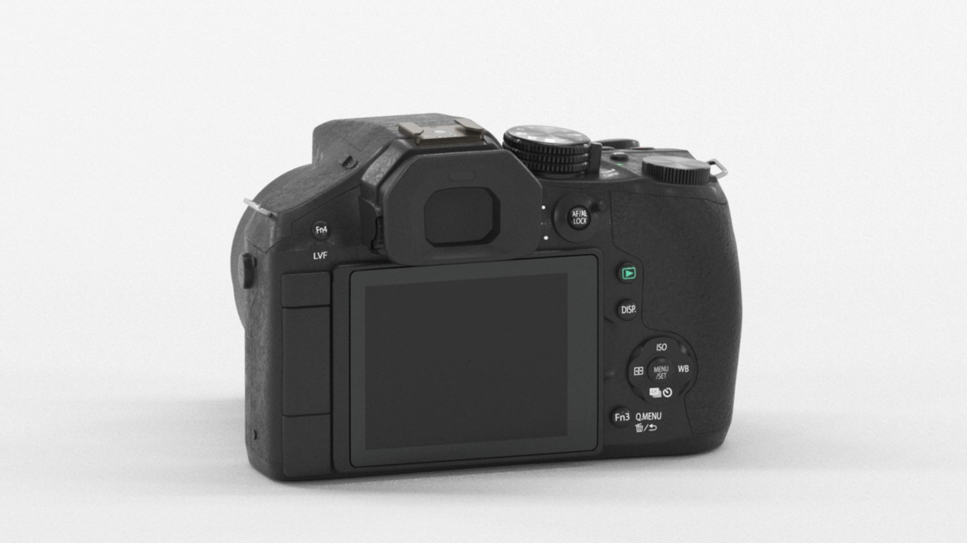 Panasonic Lumix DMC-FZ300EGK Premium Bridge Camera Low-poly 3D model_5