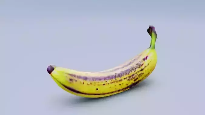 Banana Fruit  3D Game Ready Model