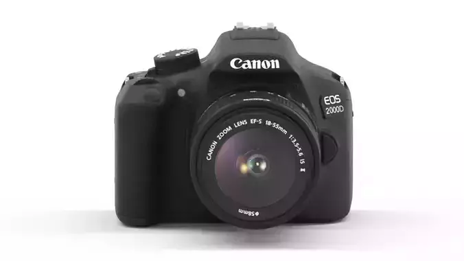 Canon EOS 2000D BK 3D model