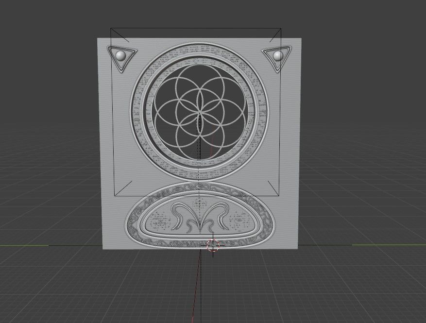 Classic Royal Bedroom Design for Blender 3D model_11