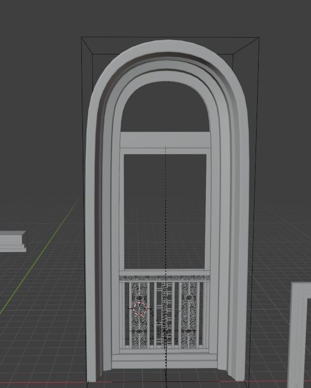 Classic Royal Bedroom Design for Blender 3D model_6