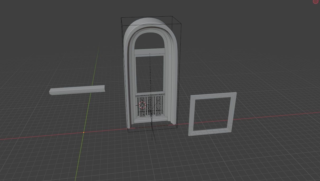 Classic Royal Bedroom Design for Blender 3D model_5