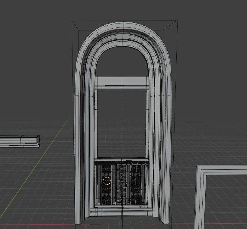 Classic Royal Bedroom Design for Blender 3D model_7