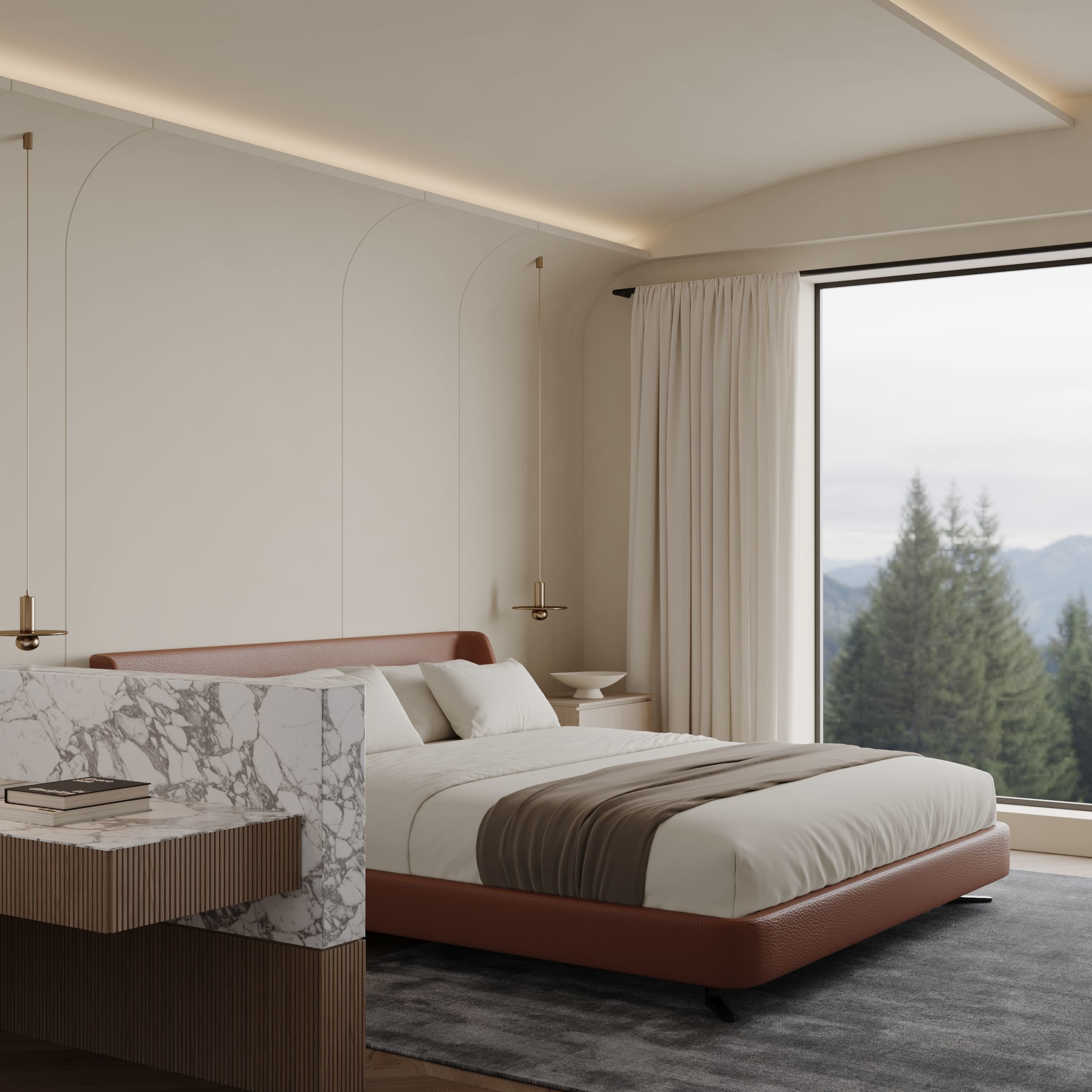 Bedroom interior scenes 3D model_9