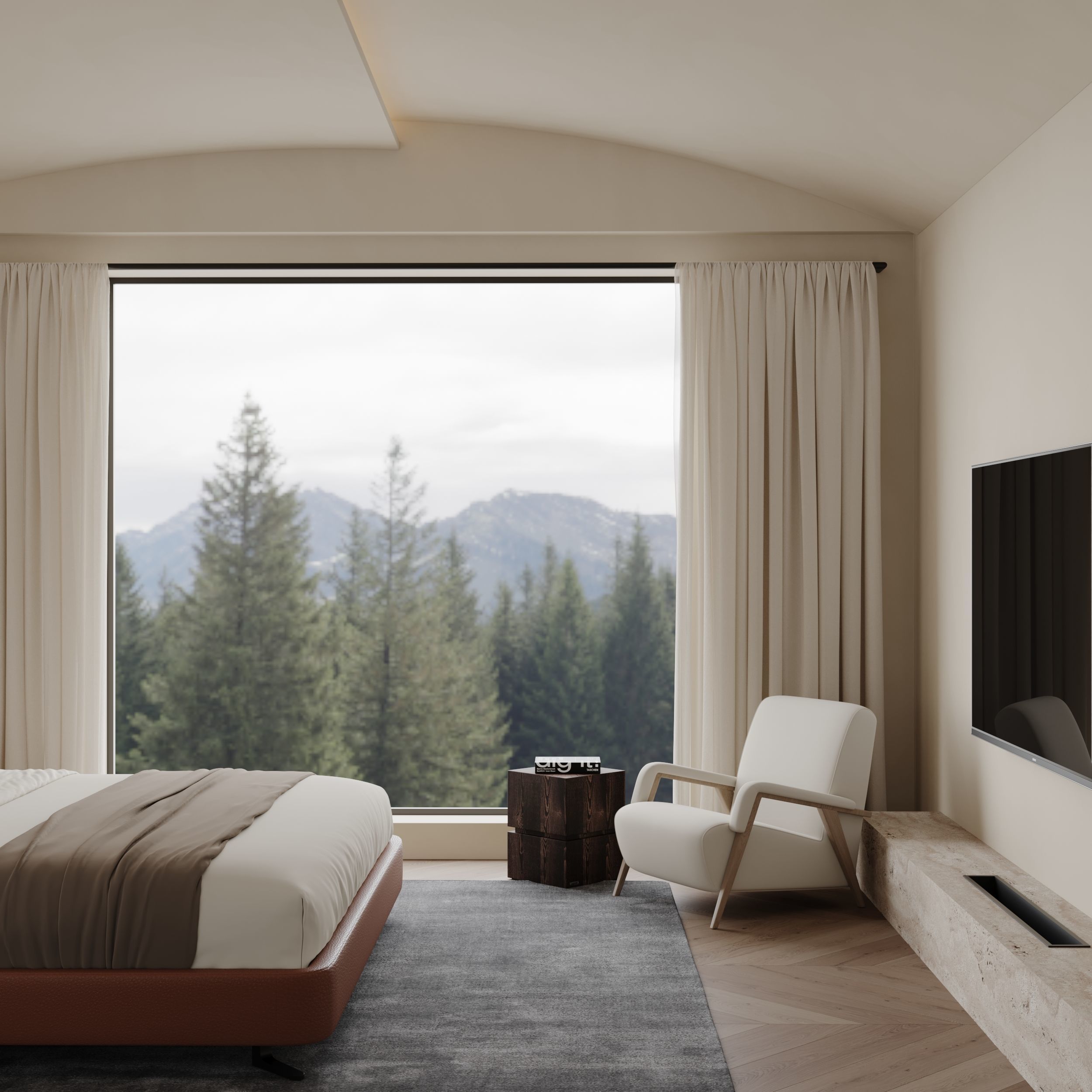 Bedroom interior scenes 3D model_5