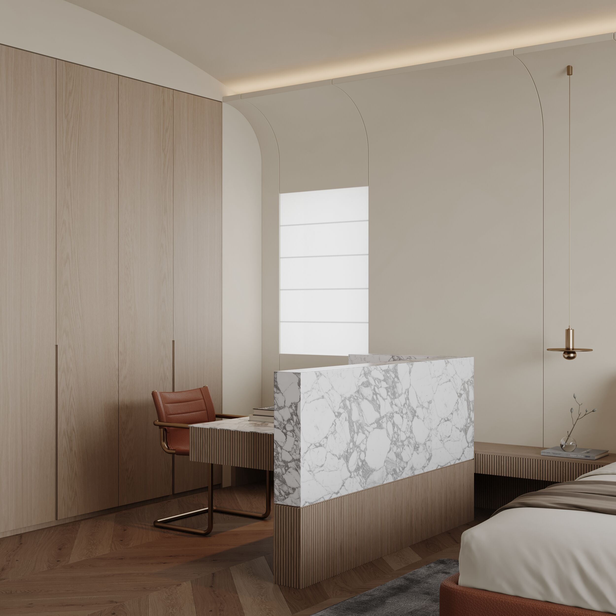 Bedroom interior scenes 3D model_3