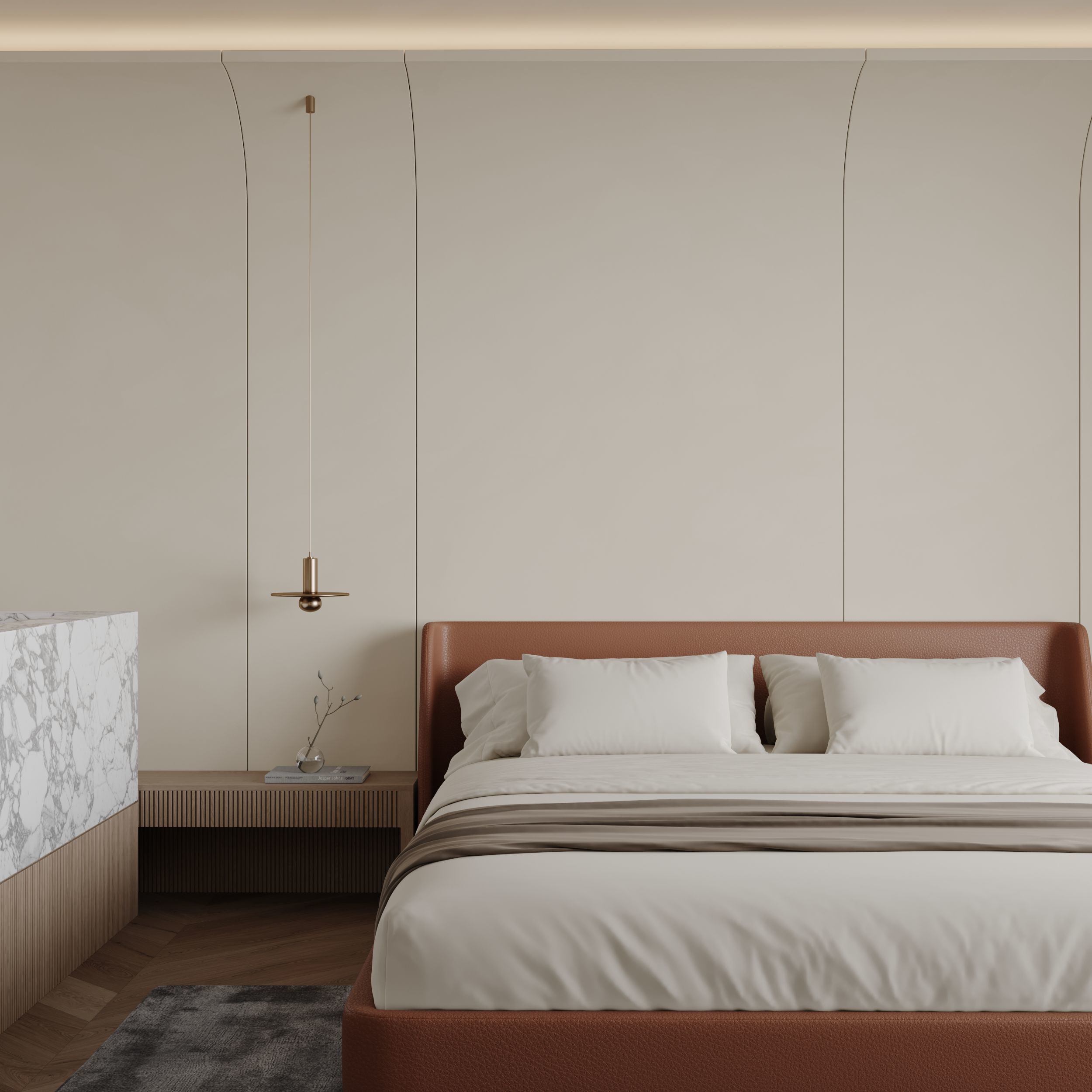 Bedroom interior scenes 3D model_4