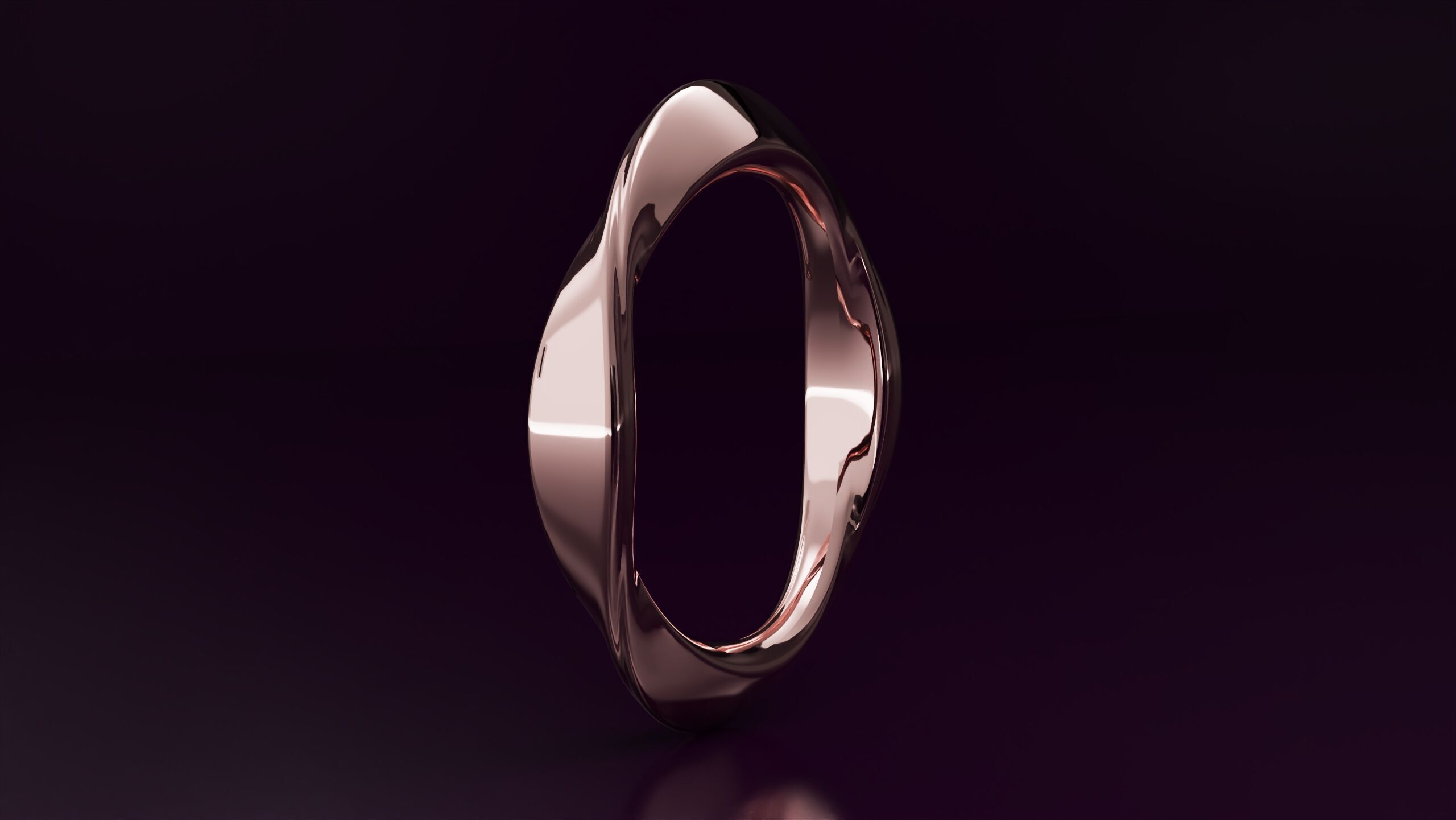 mobius ring N07 3D print model_2