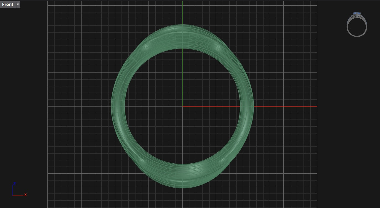 mobius ring N07 3D print model_7