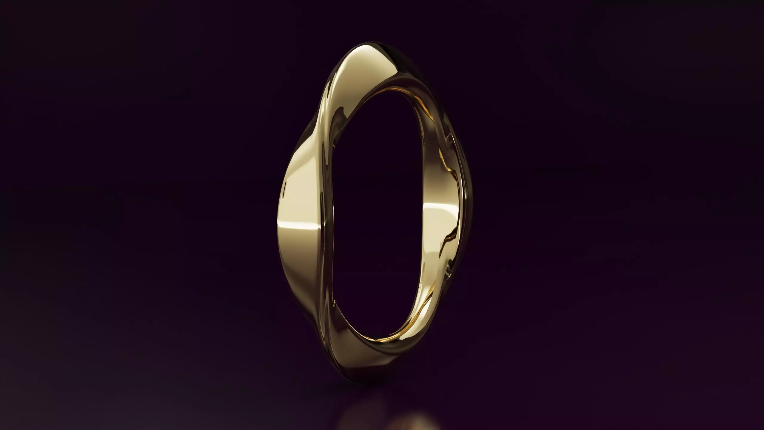 mobius ring N07 3D print model_0