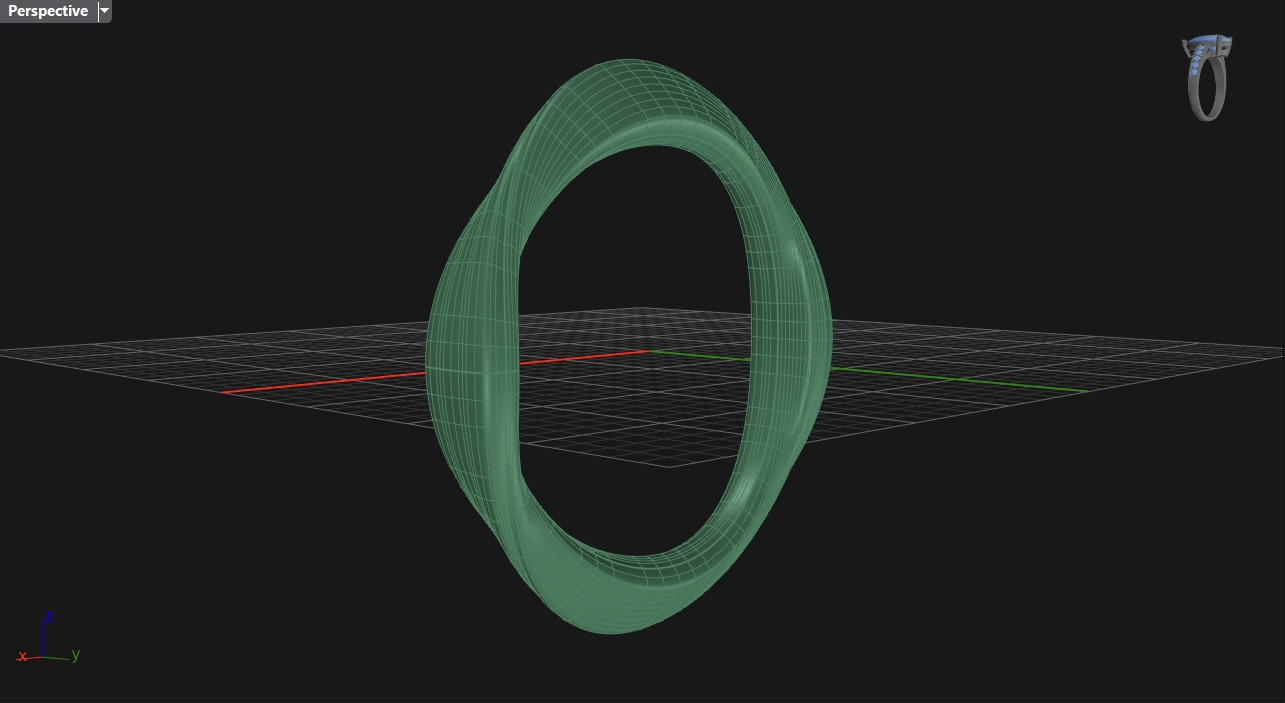 mobius ring N07 3D print model_5