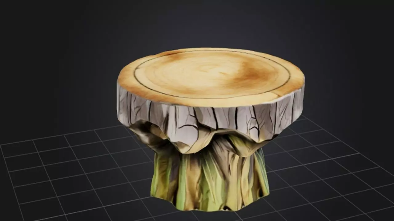 Stump Table 3D model_0