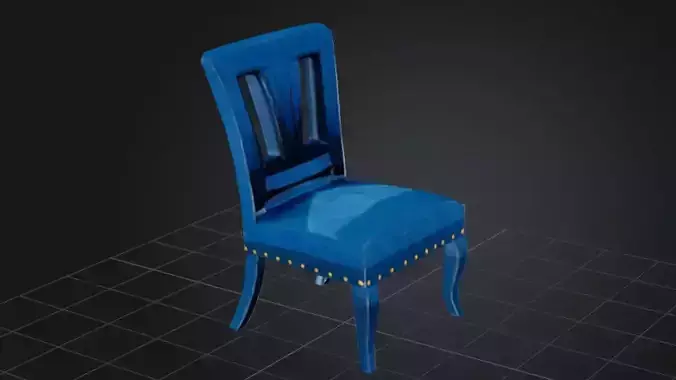 Blue Elegance Chair