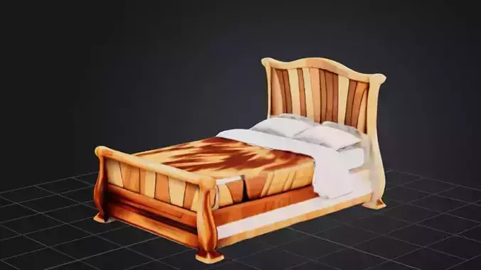 Woodland Dreams Bed 3D model