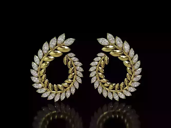 Radiant Vine Earring