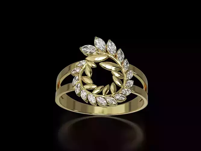 Radiant Vine Ring