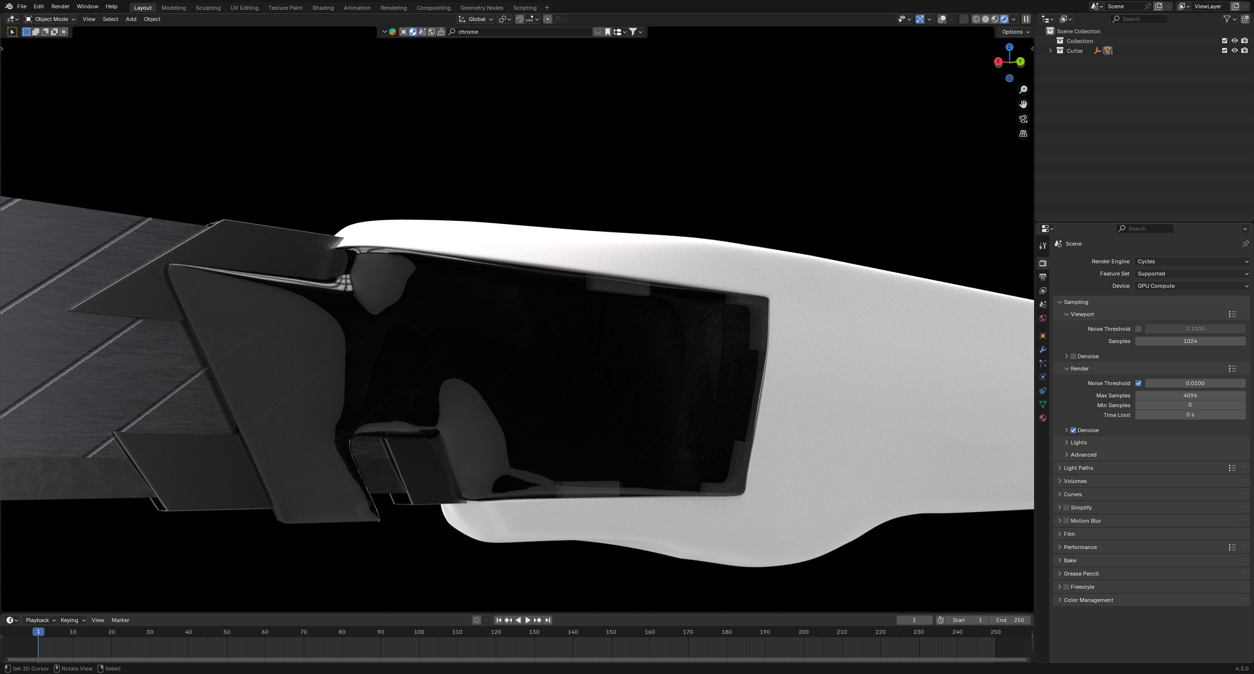Box Cutter 3D model_6