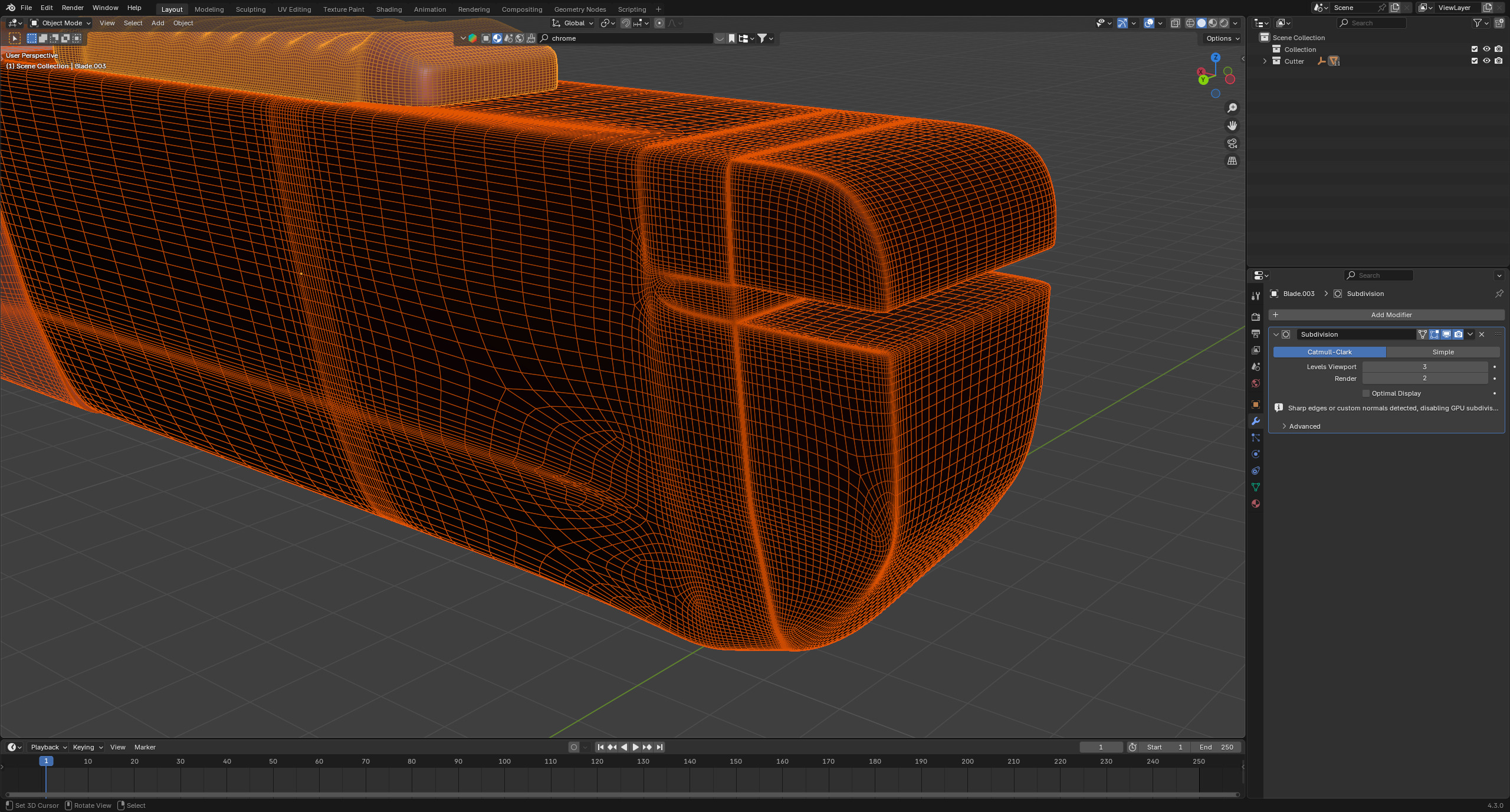 Box Cutter 3D model_10
