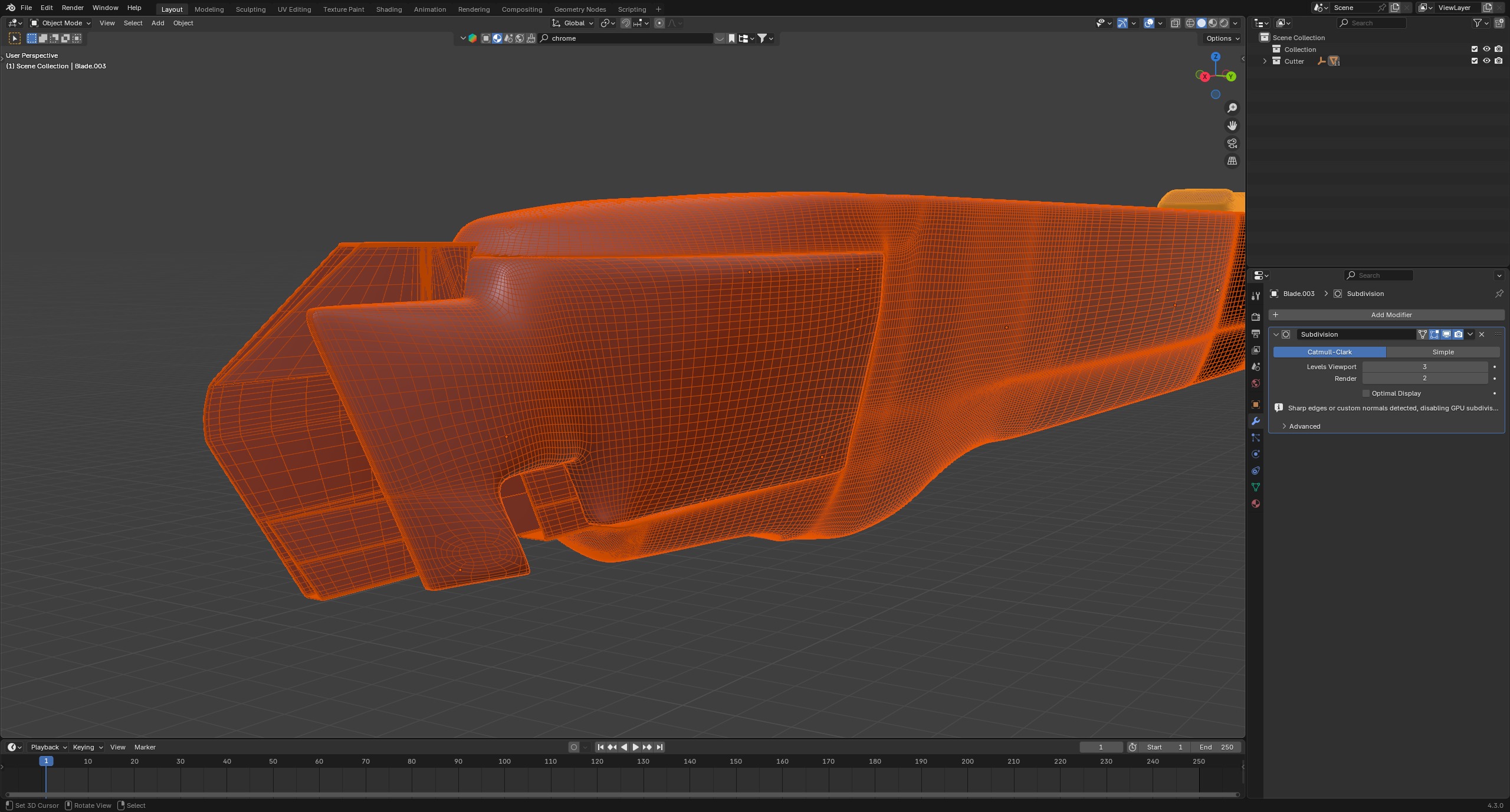 Box Cutter 3D model_11