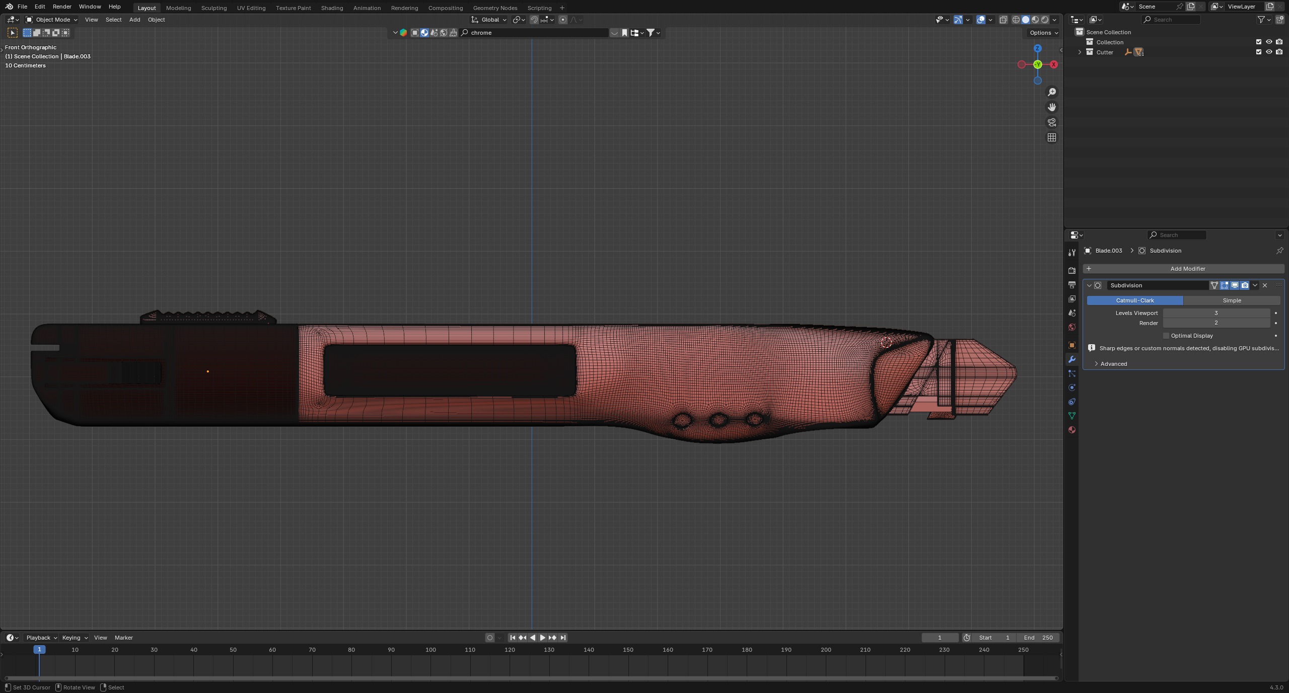 Box Cutter 3D model_19
