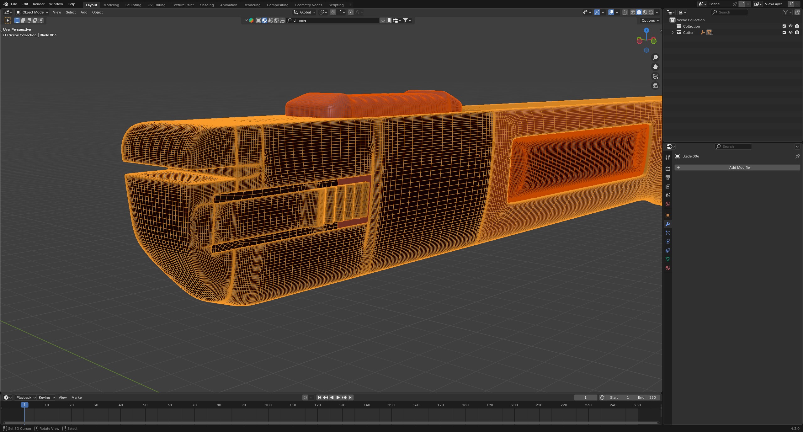 Box Cutter 3D model_14