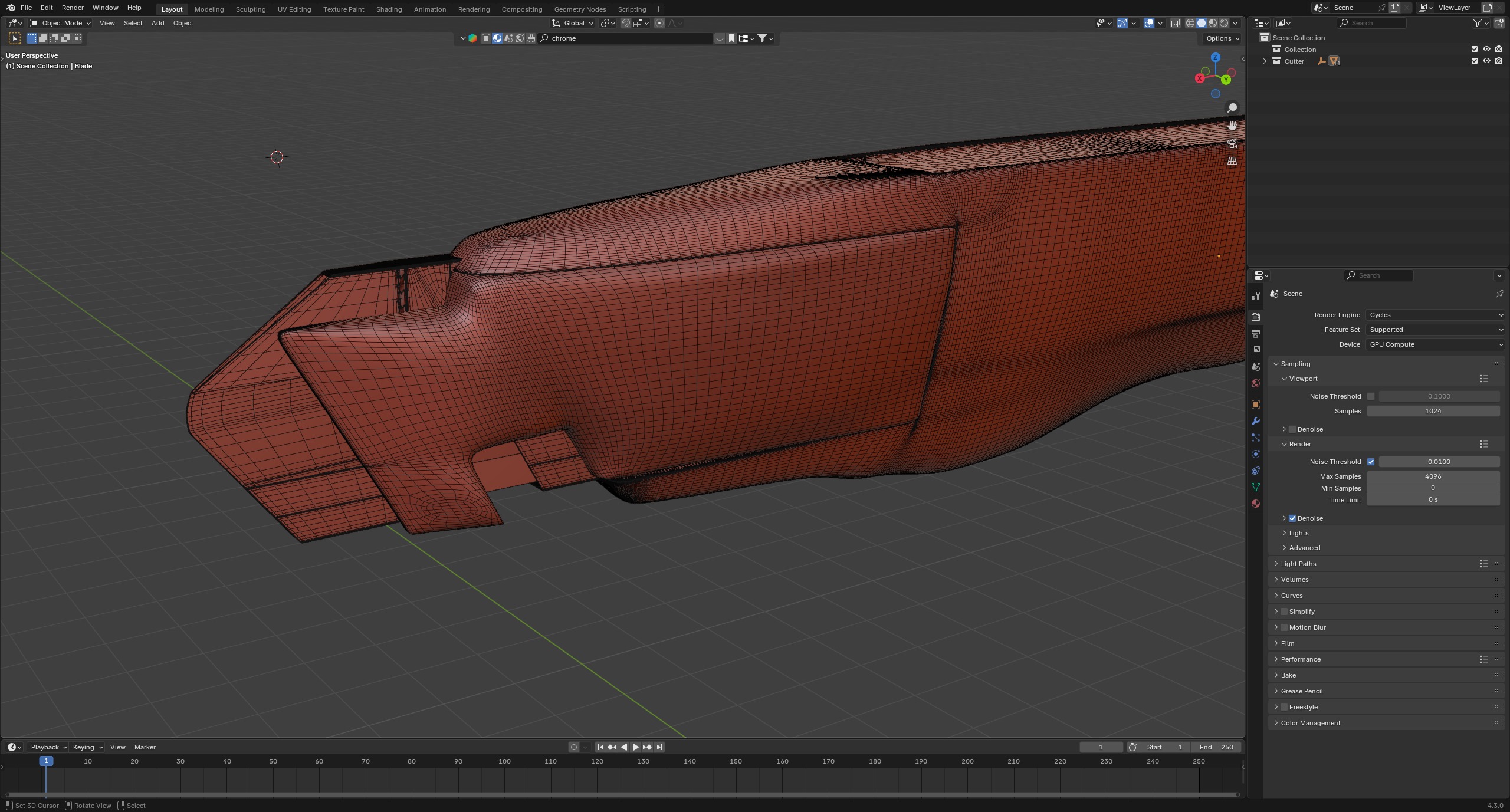 Box Cutter 3D model_8