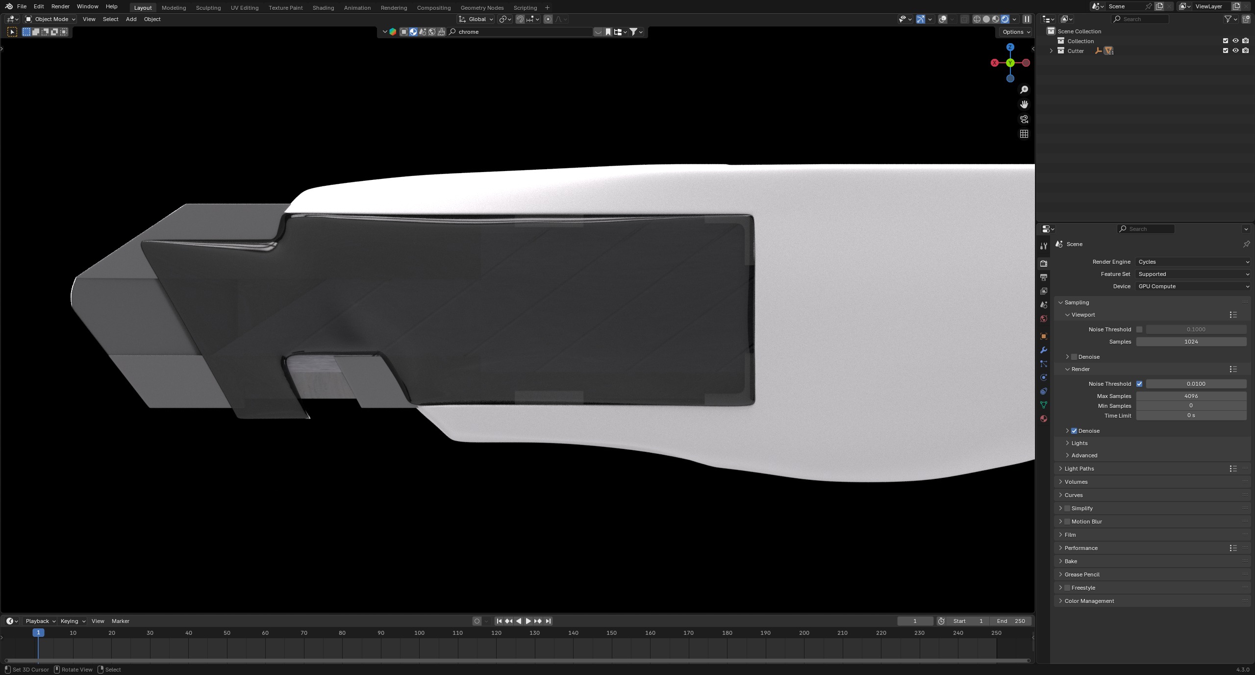 Box Cutter 3D model_7