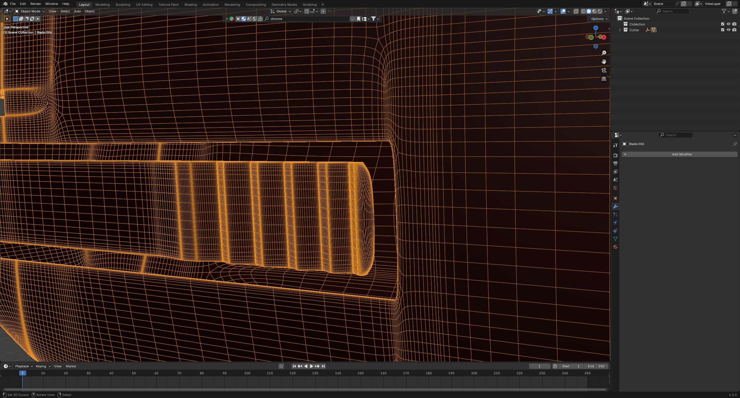 Box Cutter 3D model_15