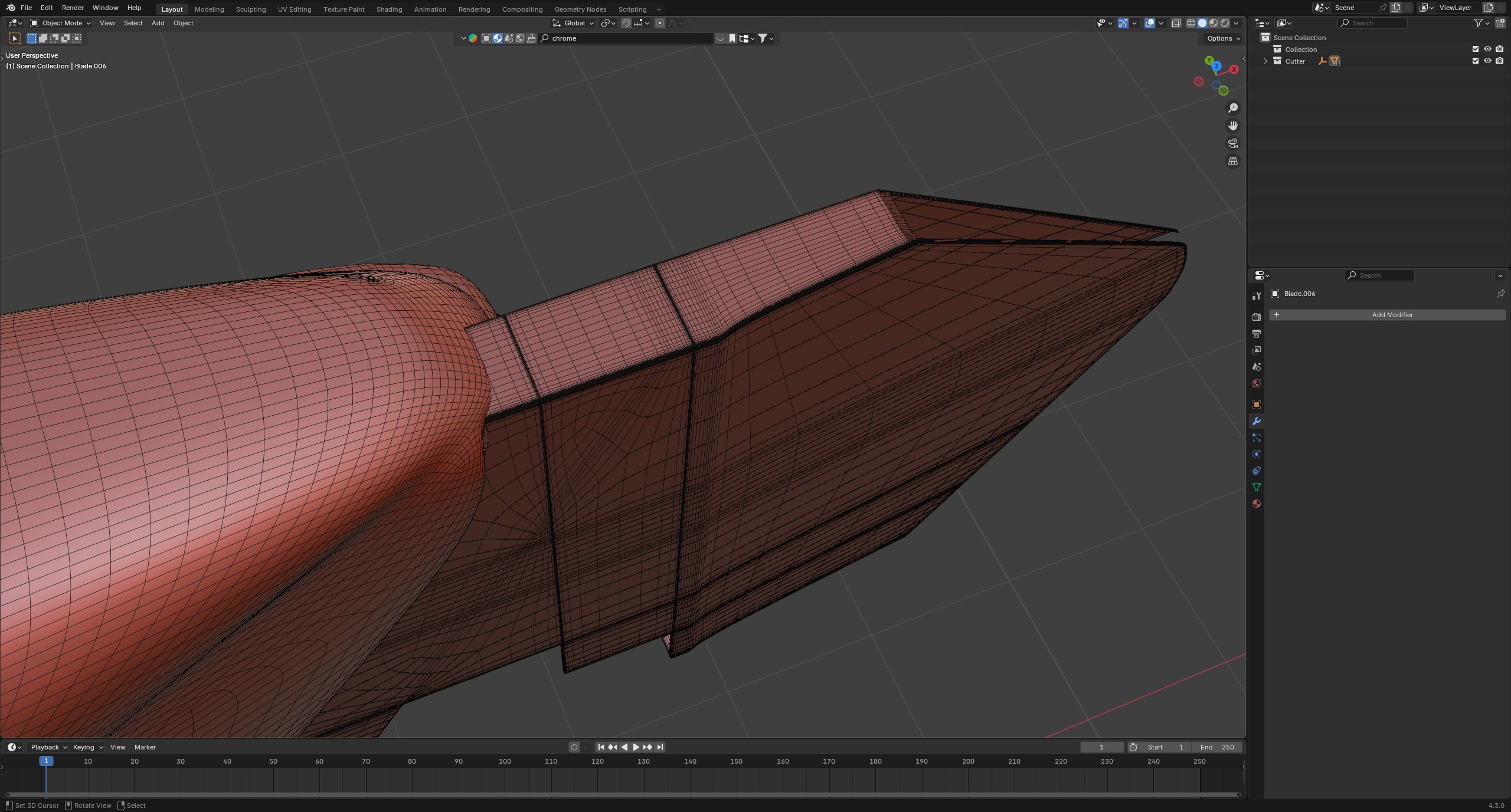 Box Cutter 3D model_16