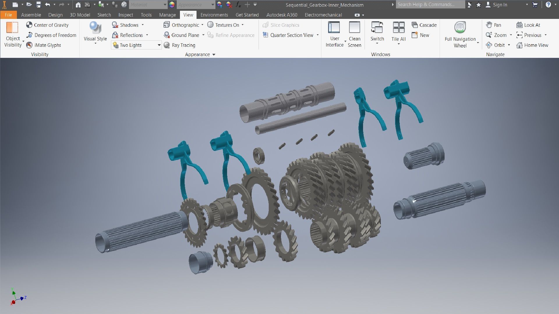 Off road Gearbox 3d model 3D model_5