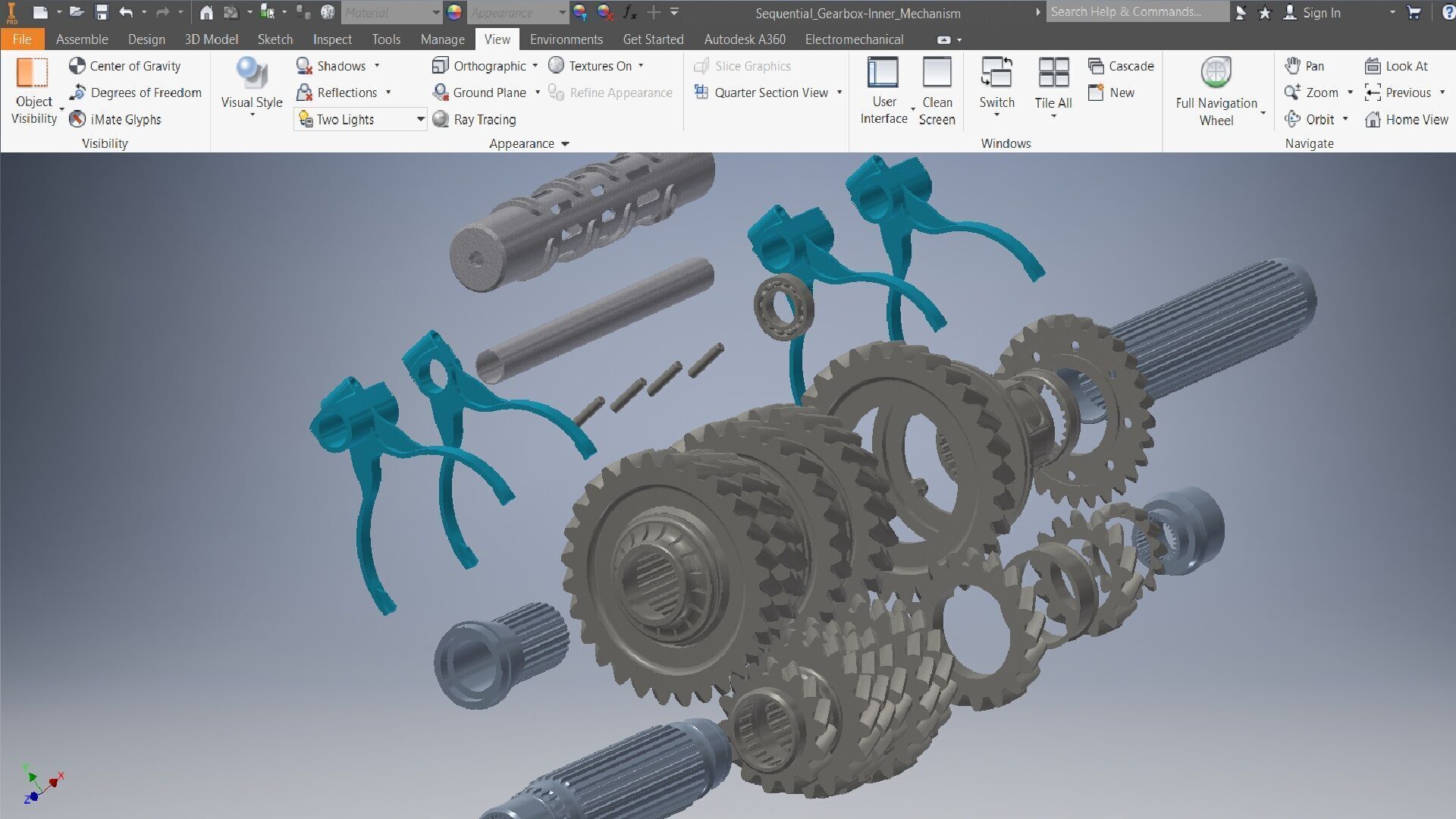 Off road Gearbox 3d model 3D model_7