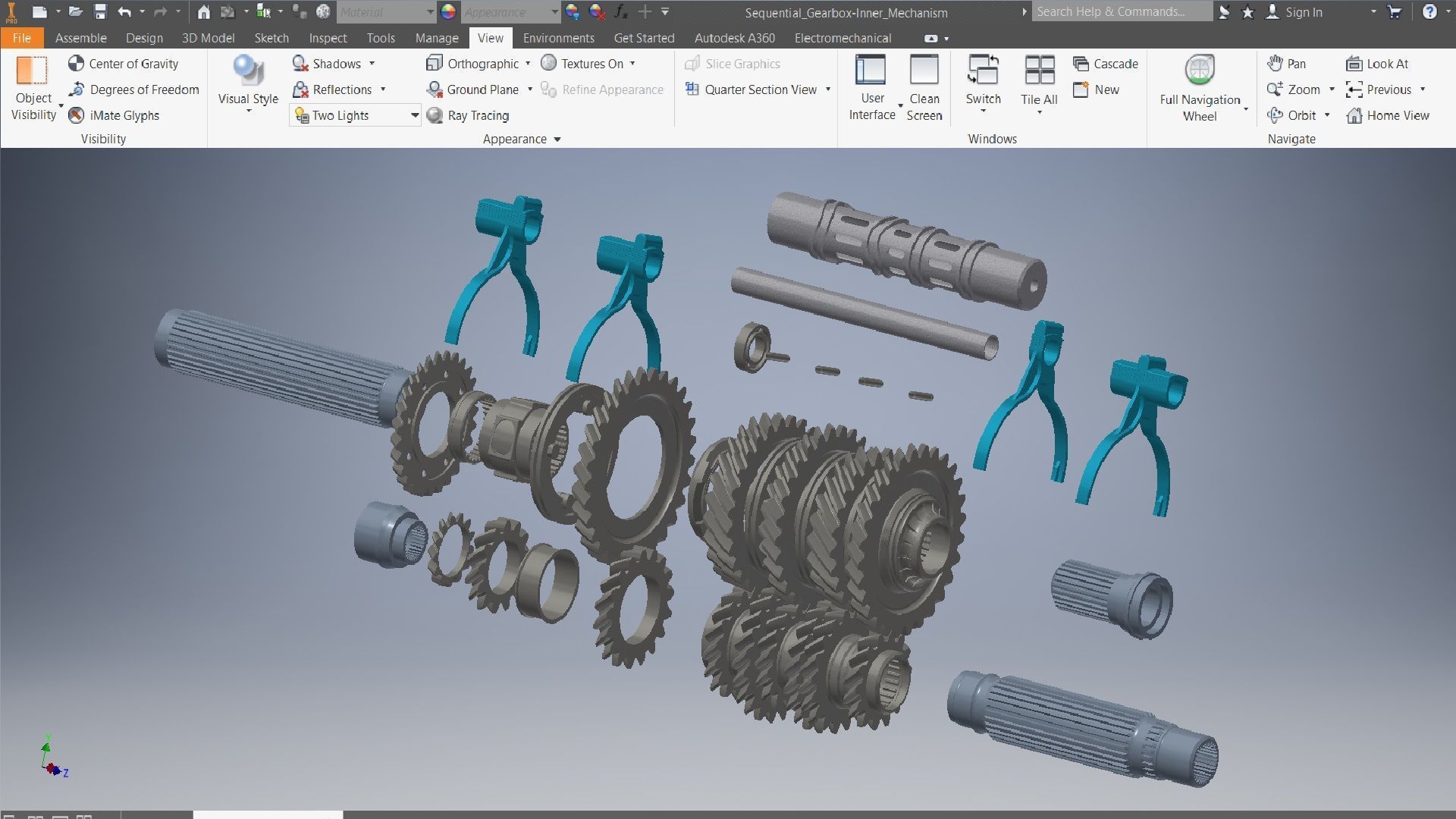 Off road Gearbox 3d model 3D model_6