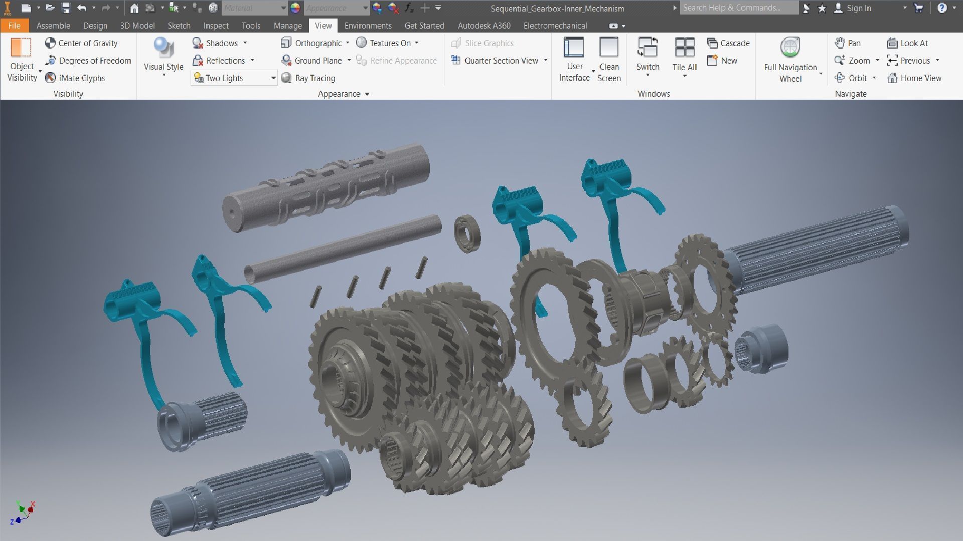 Off road Gearbox 3d model 3D model_8