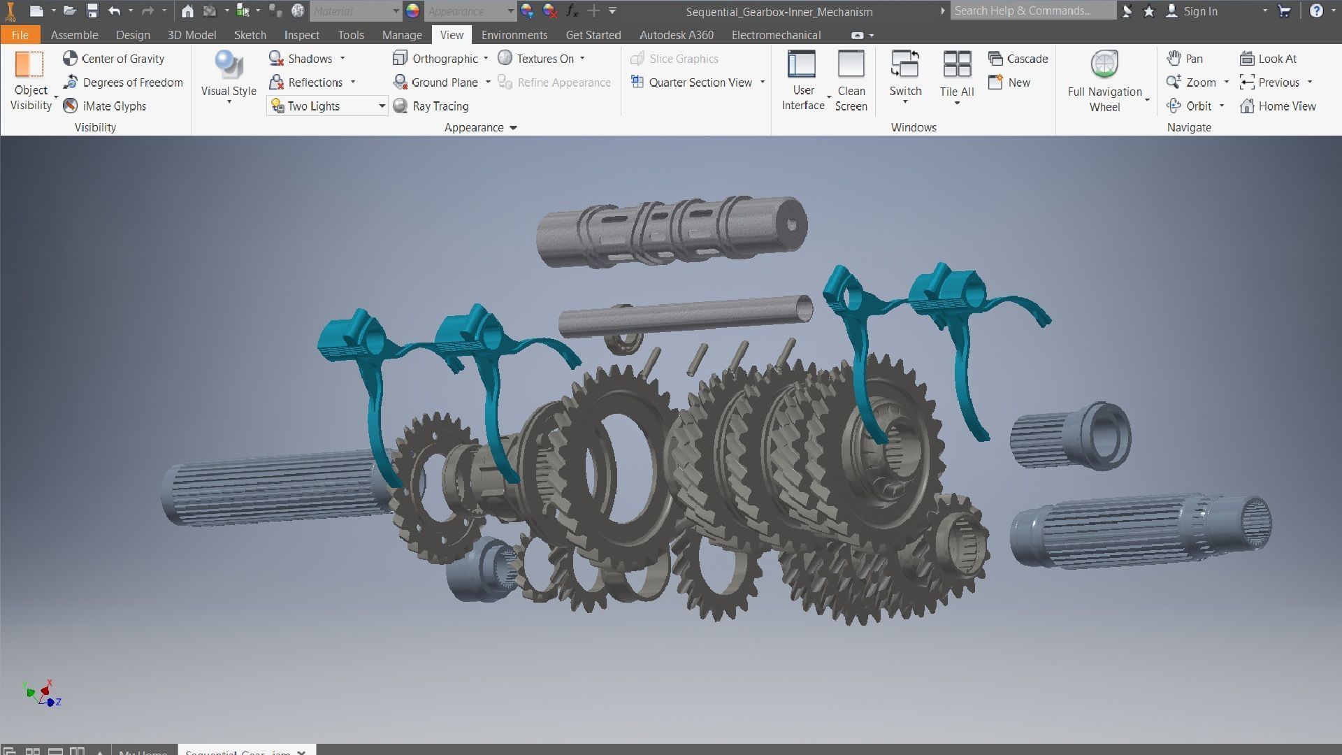 Off road Gearbox 3d model 3D model_9