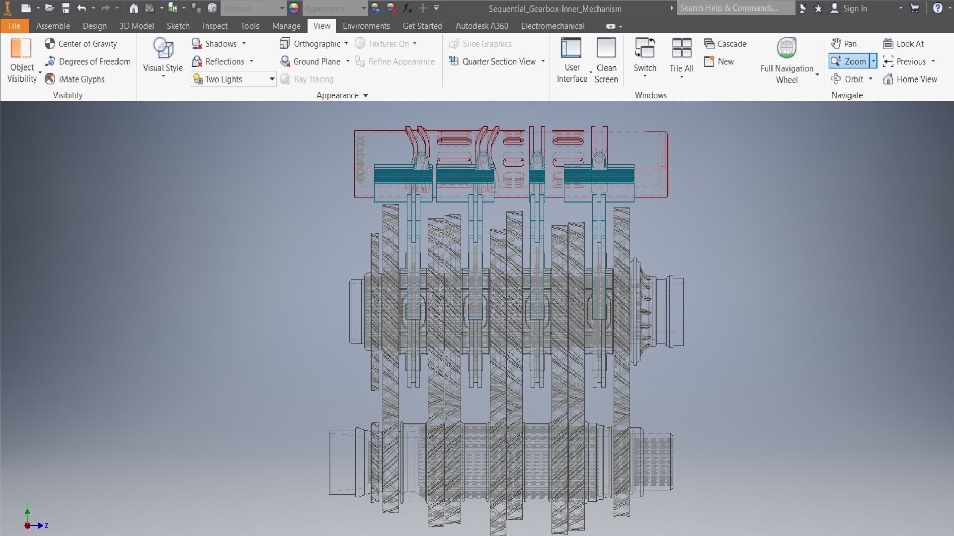 Off road Gearbox 3d model 3D model_1