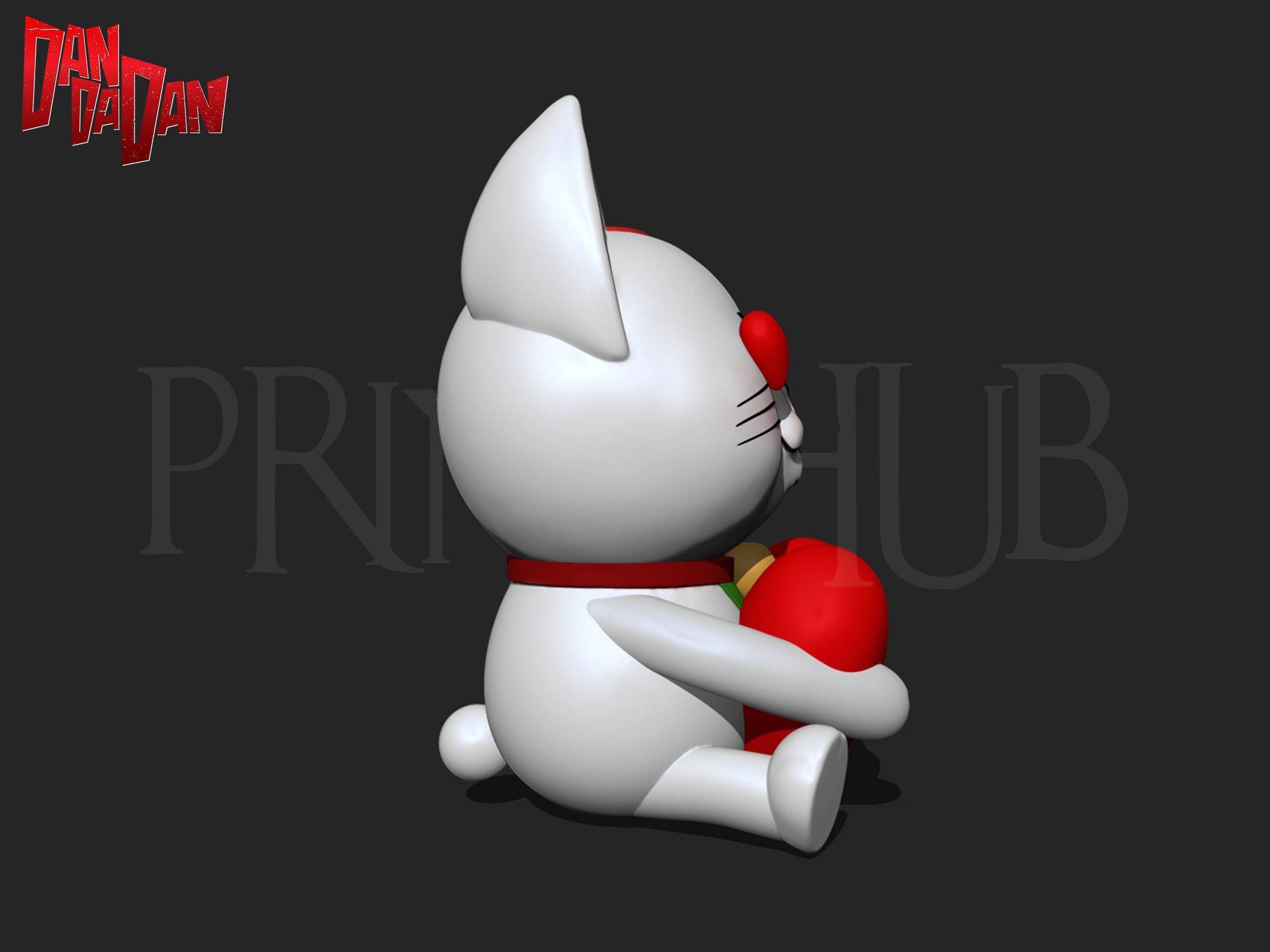 Dandadan Turbo Doll Valentine Special Model 3D print model_4
