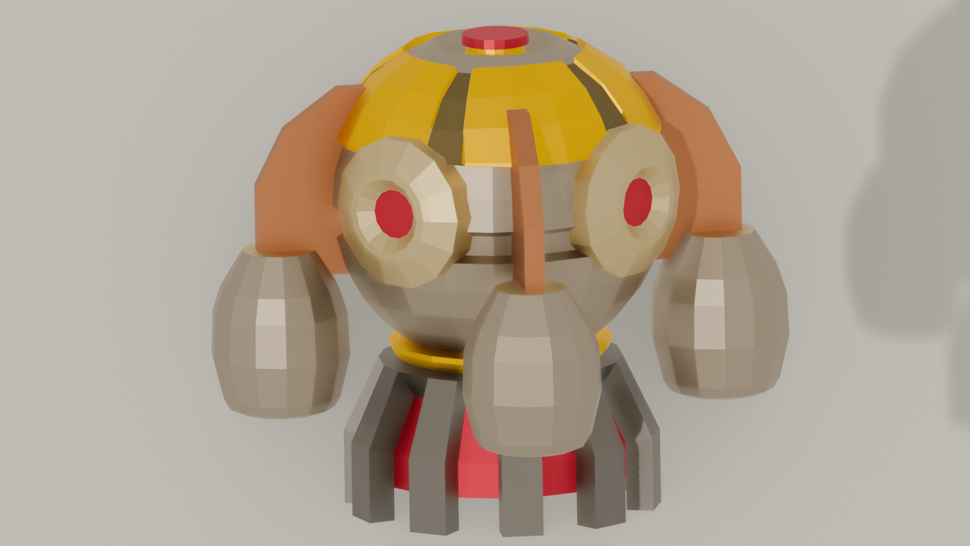 Space Ships Packs Low Poly Low-poly 3D model_6