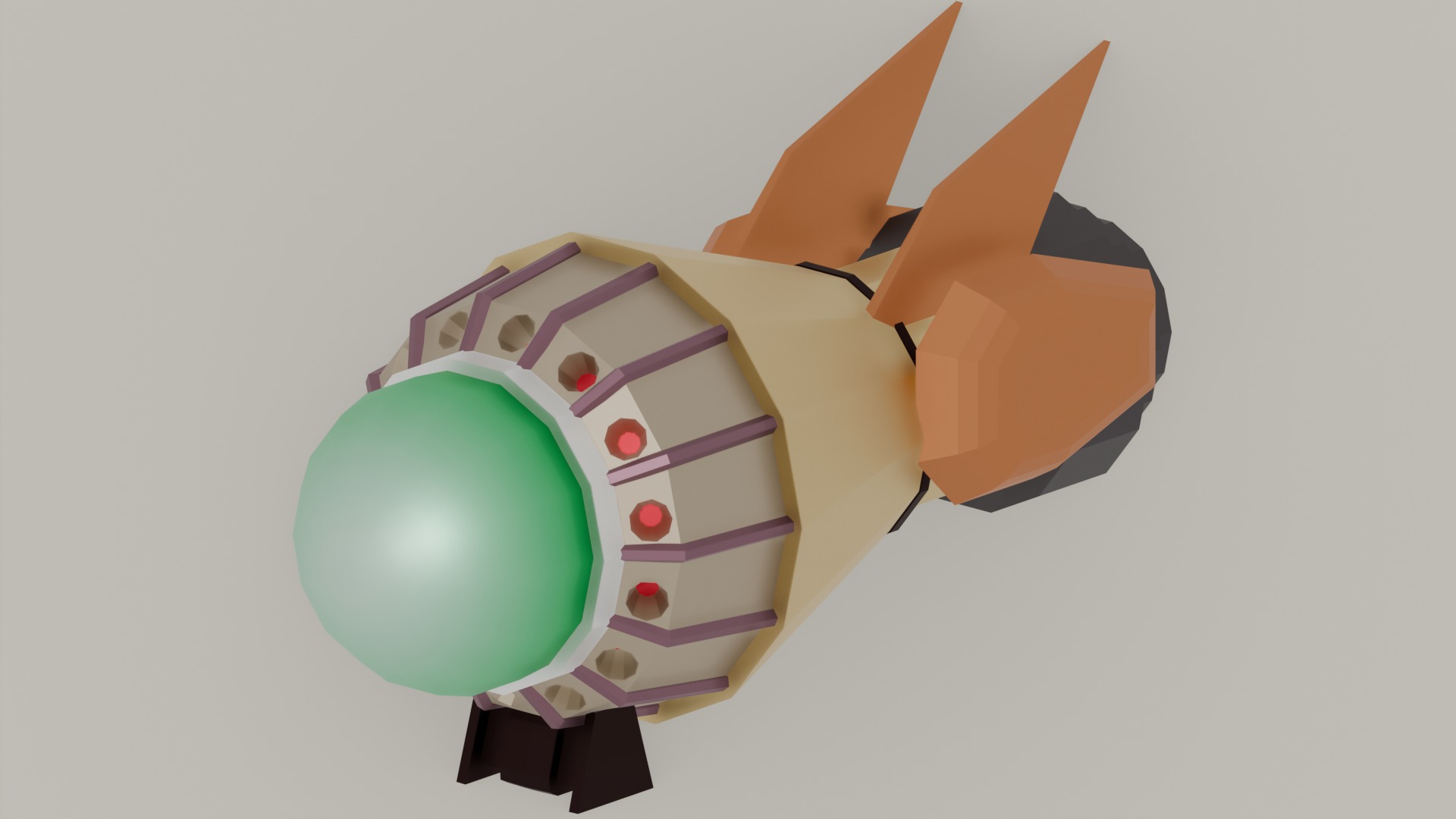 Space Ships Packs Low Poly Low-poly 3D model_24