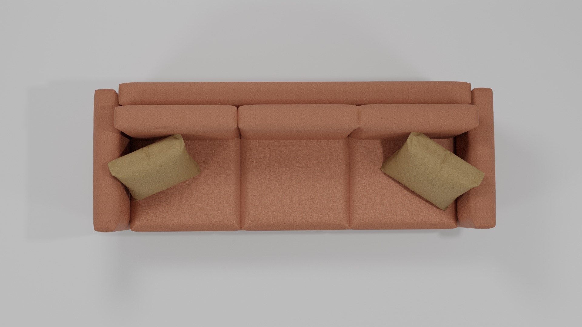 Sofa furniture Low-poly 3D model_2