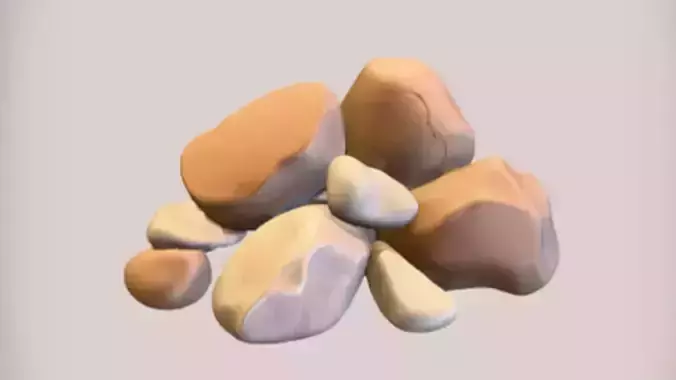 pile of various sized rocks