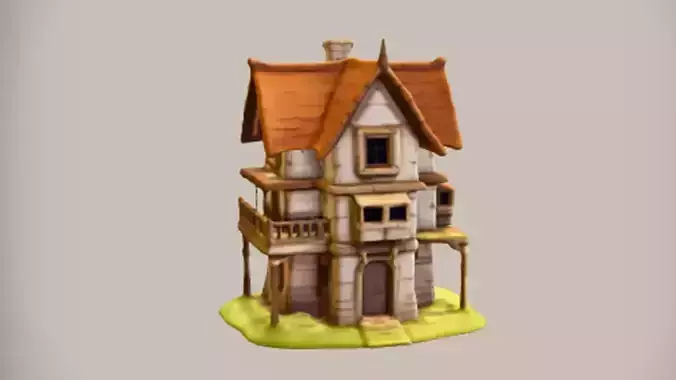 fantasy medieval house