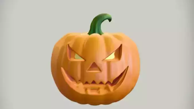 carved Halloween pumpkin