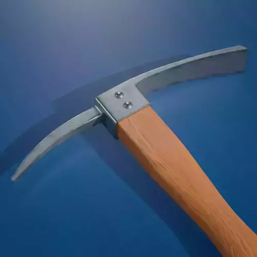 Steel Pickaxe Wooden Handle