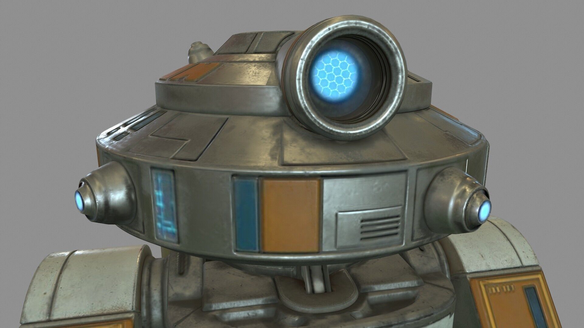 Star War T7-O1 Droid Robot 3D model_6