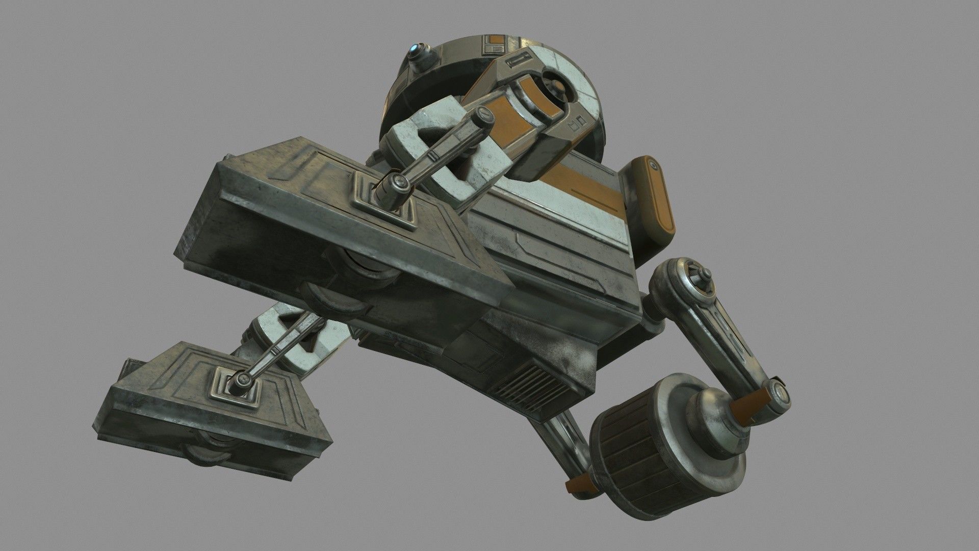 Star War T7-O1 Droid Robot 3D model_5