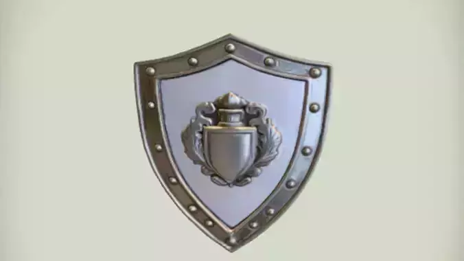 Decorative shield emblem