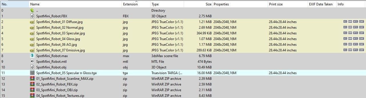 Spot Mini Robot 3D model_22